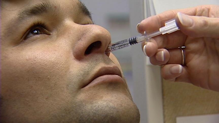 Los 3,4 primeros millones de vacunas de gripe A en EEUU serán ‘spray’ nasales