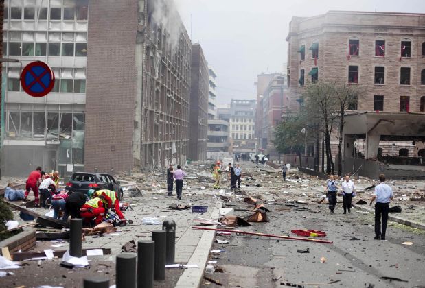 Ataques en Noruega dejan al menos 91 muertos