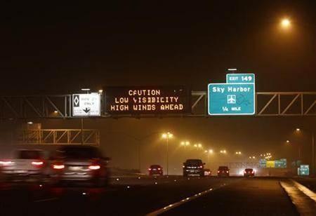 El Valle del Sol noticia mundial por espectacular tormenta de arena