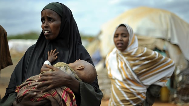 más de 16.000 refugiados somalís en medio de nada en Kenia
