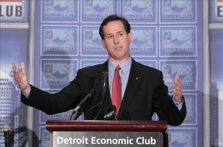 Santorum acorta distancias con Romney en Arizona según un último sondeo