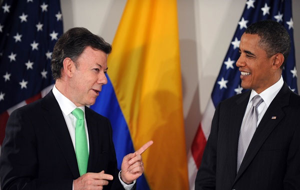 Santos y Obama dialogaron sobre la agenda de la Cumbre de las Américas de Cartagena