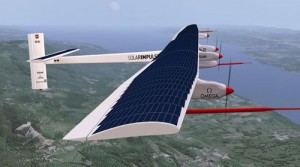 La nave es alimentada por 12.000 celdas fotovoltaicas que cubren sus enormes alas y cargan sus baterías.