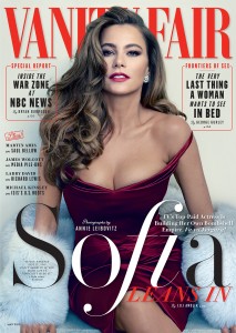Sofia Vergara, quien vive un excelente momento  aseguró que su objetivo nunca fue dedicarse a la interpretación, tal y como confiesa la propia colombiana a la revista Vanity Fair, que le dedica su portada de mayo.