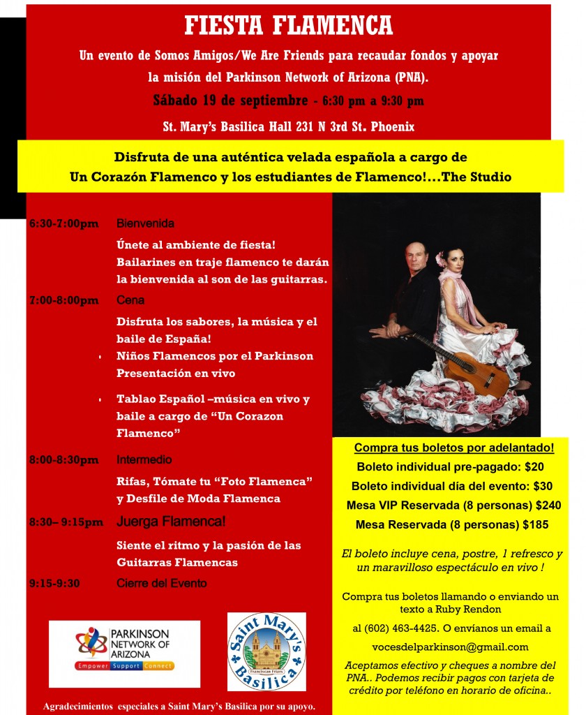 Fiesta Flamenca a beneficio de los pacientes con Parkinson