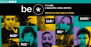 be* is mobile-native platform but is playable on every device. It is based on a social storytelling model to create exchange and conversation most of all with younger generations (PRNewsFoto/JCVG)