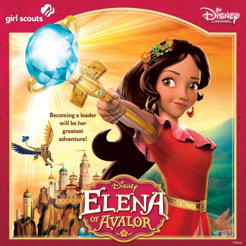 Las Girl Scouts quieren inspirar a las niñas a ser líderes y buscan en el nuevo personaje de Disney, Elena de Avalon un ejemplo a seguir