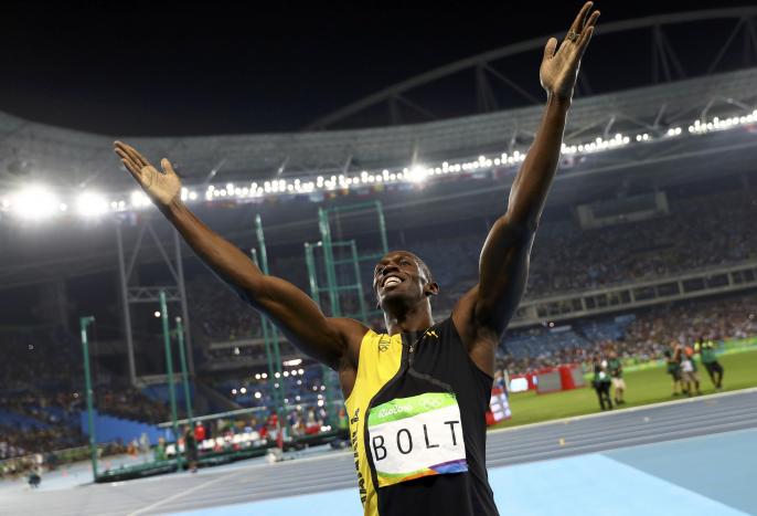 Usain Bolt se consagra tricampeón olímpico en los 100 metros planos Río