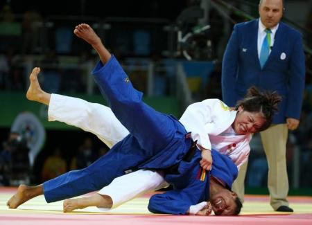 Colombiana Yuri Alvear, plata en judo hasta 70 kilos en Río