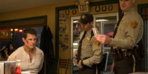 Jack Reacher Never Go Back, protagonizad por Tom Cruise, pone de manifiesto la corrupción en altos niveles militares y el papel de la mujer dentro del ejercito, tiene imágenes de violencia y acción y una de sus partes más interesantes se desarrolla en New Orleans.