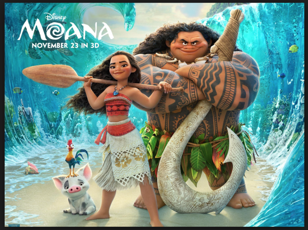 Moana, una princesa ancestral que asume el reto de encontrar su verdadera identidad