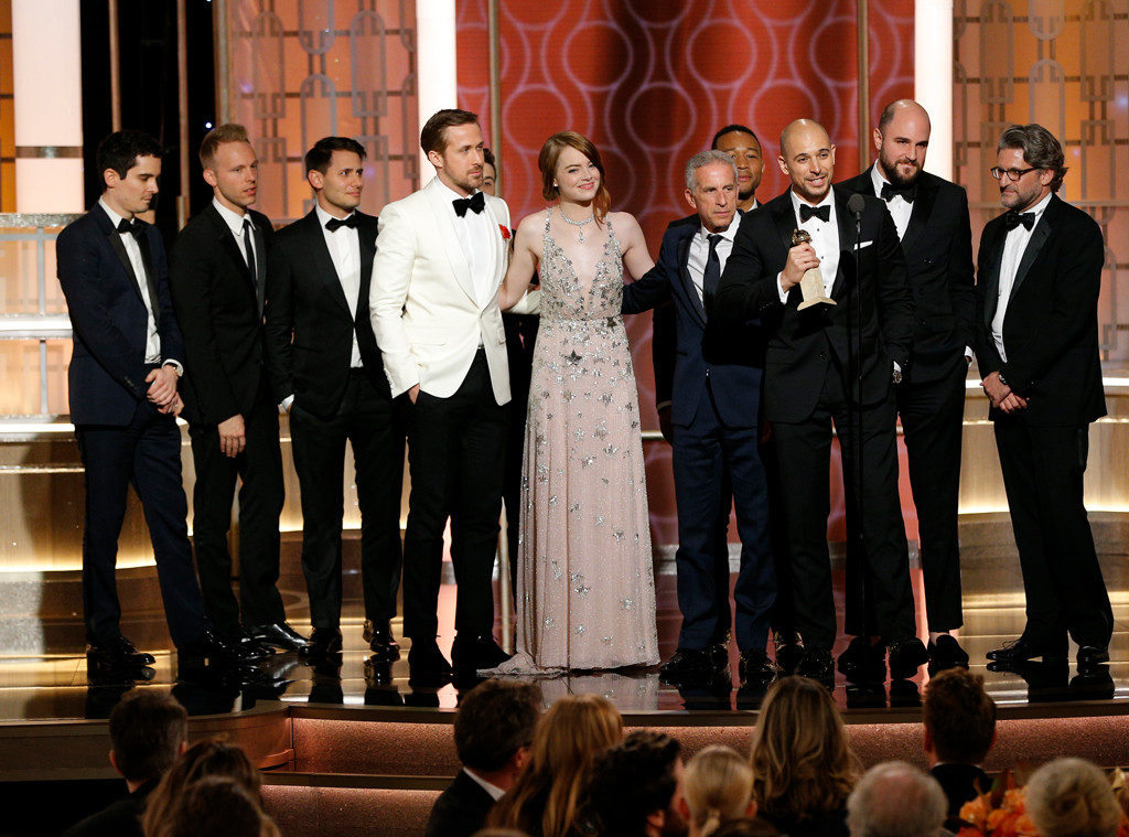 “La La Land” y Moonlight”, grandes triunfadoras de los Globos de Oro