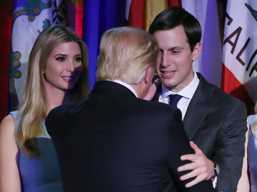Bajo lluvia de criticas por posible conflicto de interés yerno de Trump es nombrado asesor en la Casa Blanca