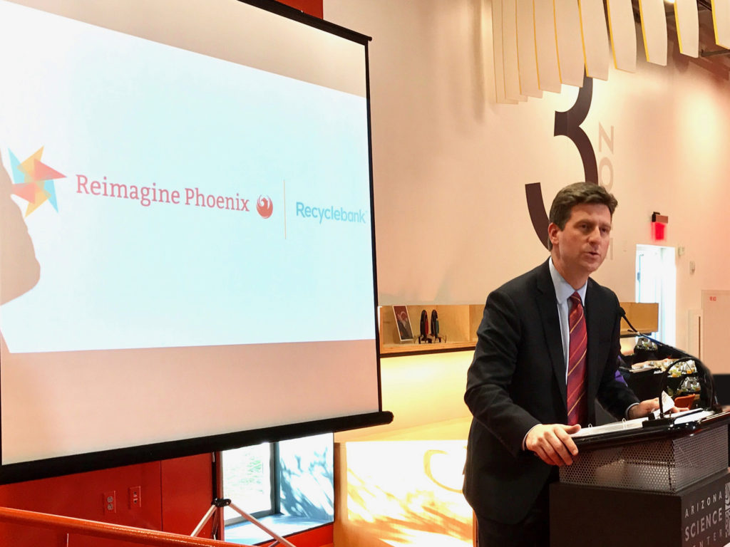 Reimagine Phoenix y Recyclebank se unen por una ciudad más sostenible