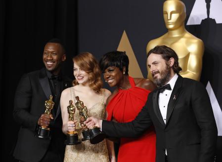 Principales ganadores en los premios Oscar 2017