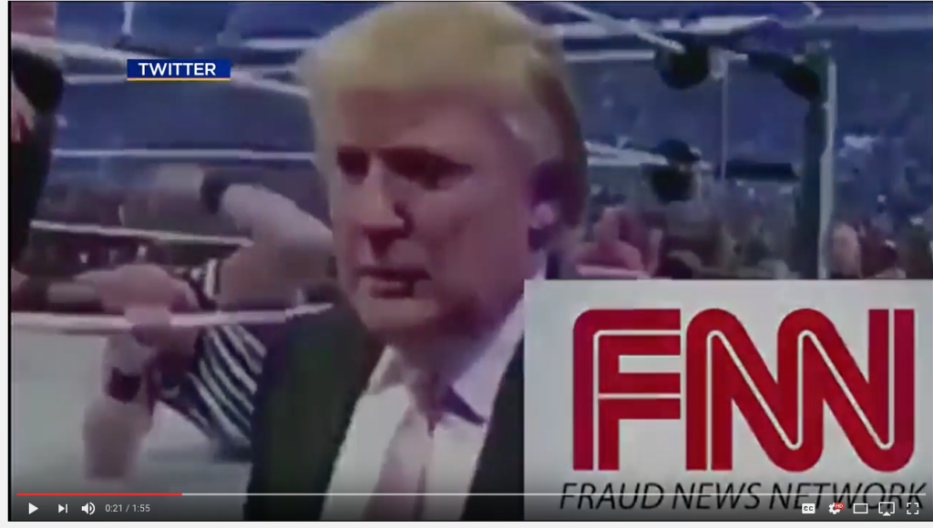 Trump desafía a la libertad de prensa con video donde ataca directamente a CNN