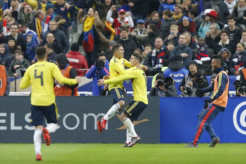 DEPORTES: Colombia se impuso 3-2 ante Francia, ganando como visitante