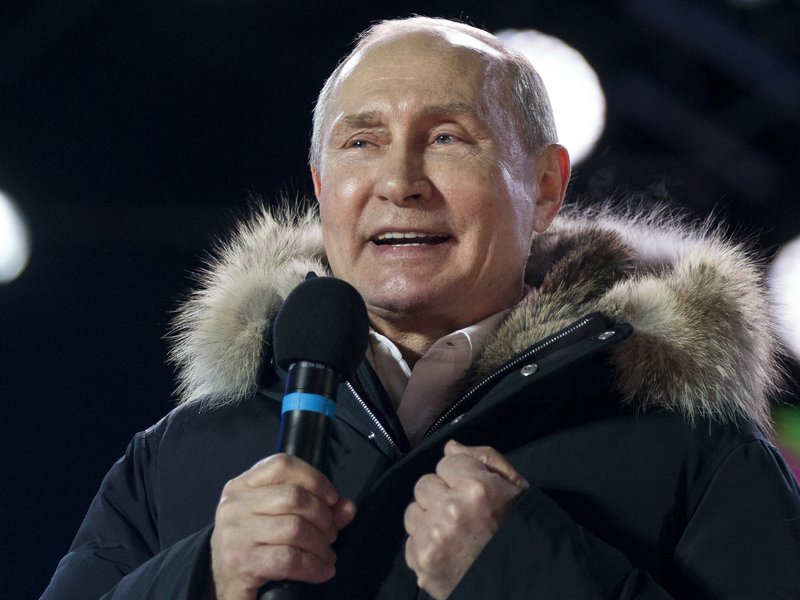 Vladimir Putin es reelegido para gobernar Rusia por seis años más