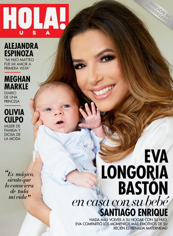 Eva Longoria presenta su bebé al Mundo