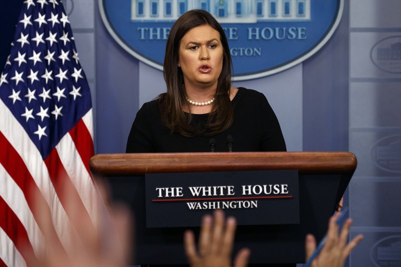 Sarah Sanders no contradice la idea que la prensa en enemiga del pueblo