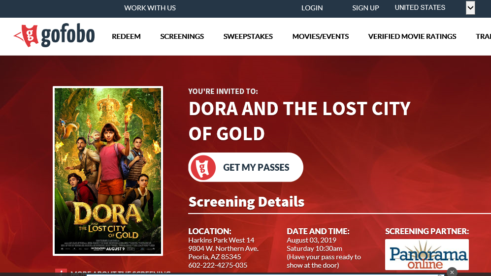 Panorama Online te invita a la premier de “Dora And The Lost City of Gold”